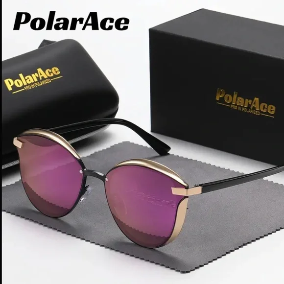 🆕 PolarAce, Premium Elegant Sexy Cat Eye Frame Polarized Sunglasses 2 Colors‼️ - Picture 3 of 10